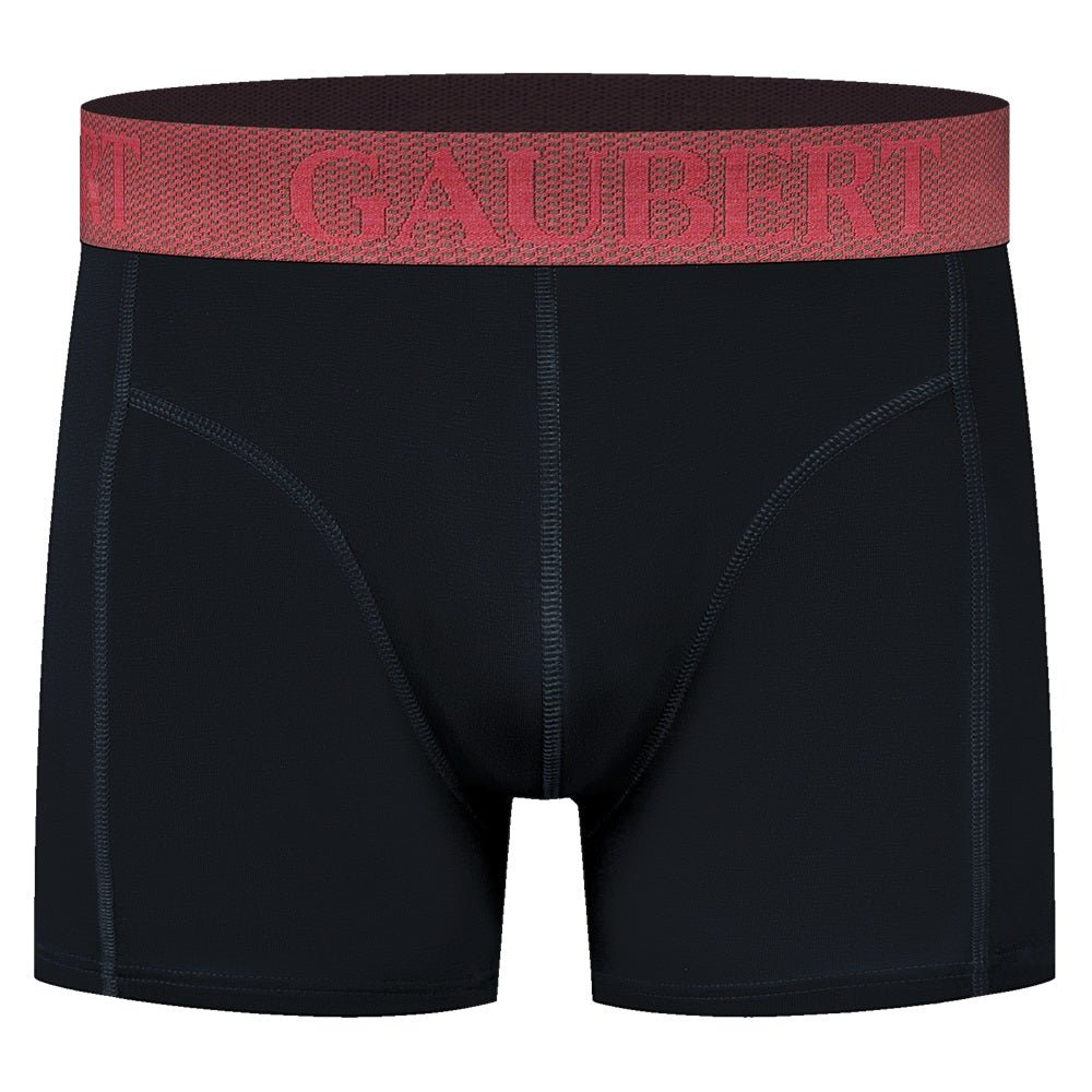 3-pack Bambukalsonger Herr - svarta boxershorts svartröda