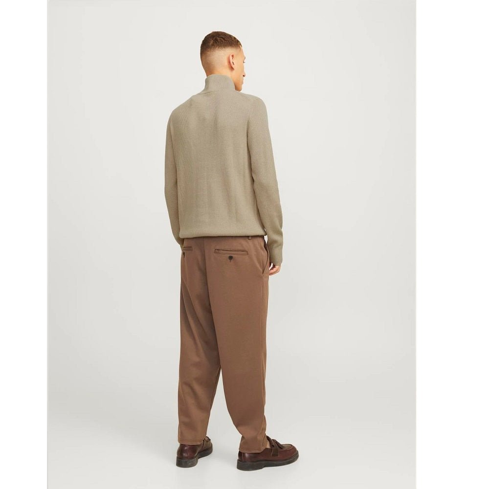 jack and jones herrtröja beige bakifrån