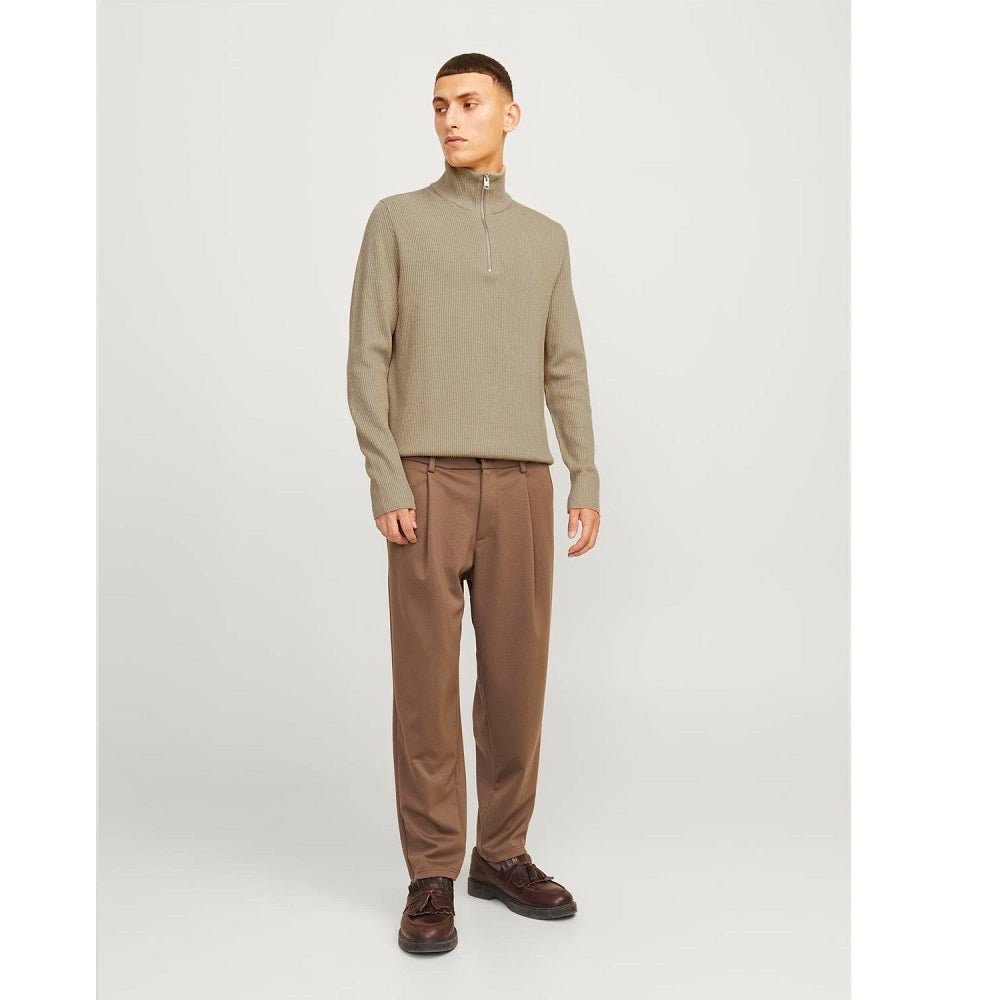 jack and jones herrtröja beige framifrån