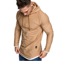 Beige Sweatshirt med huva