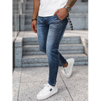 Blåa Jeans med hängsmycke - Herrjeans
