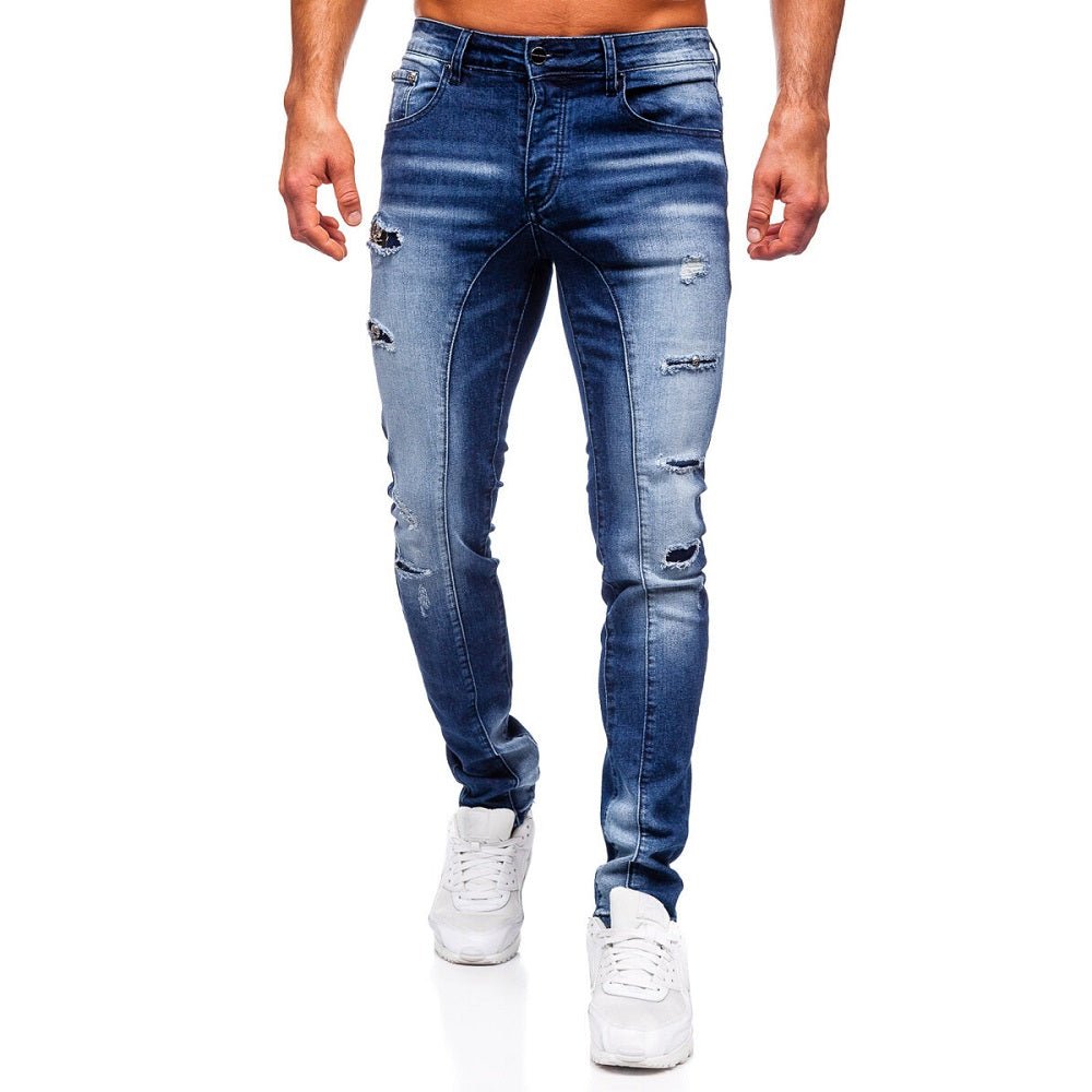 Nötta och sitna Jeans - Blåa herrjeans