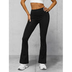 Svarta Bootcut Leggings - Damleggings