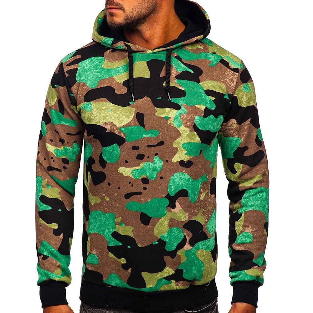 Camouflagetröja med luva 299 kr - Herrtröja camo