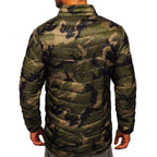 Camouflage jacka Herr - camojacka med ståkrage bakifrån