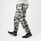 Camouflage Mjukisbyxor stockholm bild från sidan