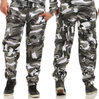 Camouflage mjukisbyxor med cargoficka - modell Boden JHNsport urban