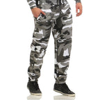 Camouflage mjukisbyxor med cargoficka - modell Boden JHNsport urban från sidan