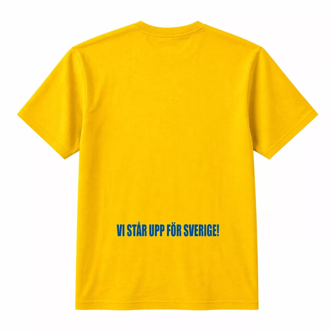 Camp sweden t-shirt fotbolls vm 2026 bakifrån