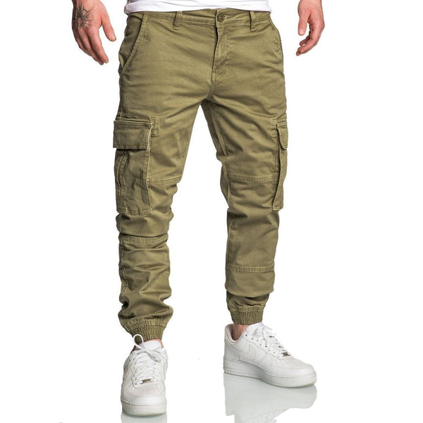 Chino joggers - Cargobyxor gröna