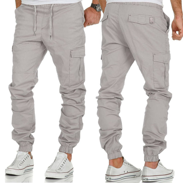 chino joggers ljusgråa