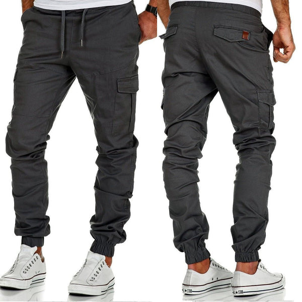 chino joggers antracitgråa