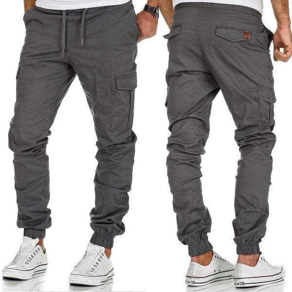 chino joggers mörkgråa