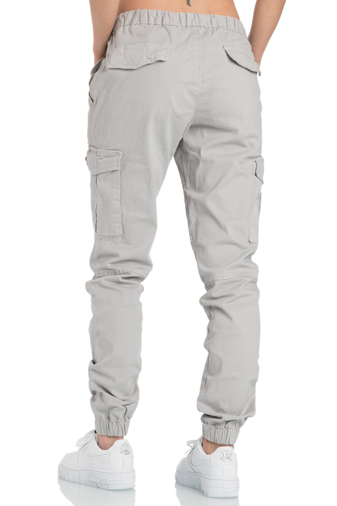 Chinos Dam 449 kr - Chino jogger ljusgråa bakifrån