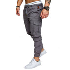 Chinos Herr - Härliga gråa chino joggers med cargofickor på bägge benen