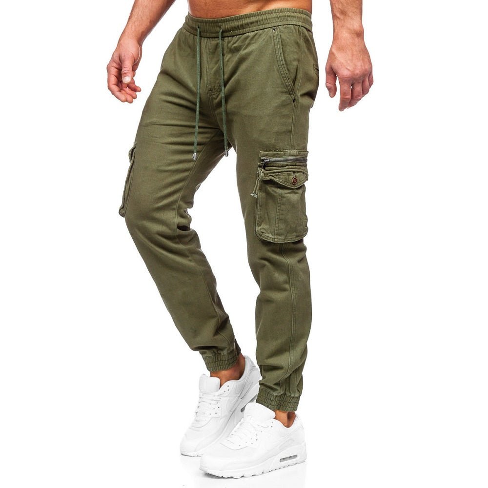 Joggers herr 499 kr - gröna herrbyxor med cargofickor