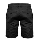 Chino shorts Herr - Svarta bakifrån