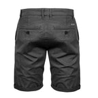 Chino shorts Herr - antracitgrå bakifrån