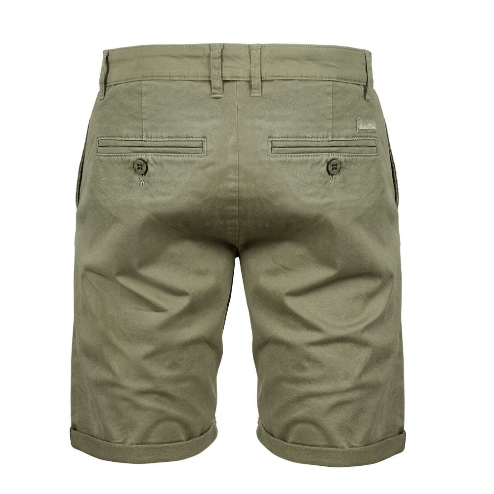Chino shorts Herr - Gröna bakifrån