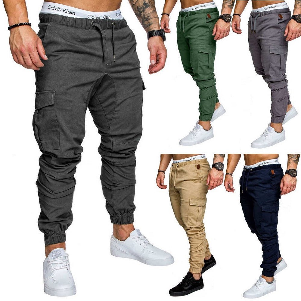 Chinos Herr - Chino joggers med cargofickor Flera färgval