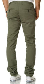 Chinos gröna Regular slim stretch