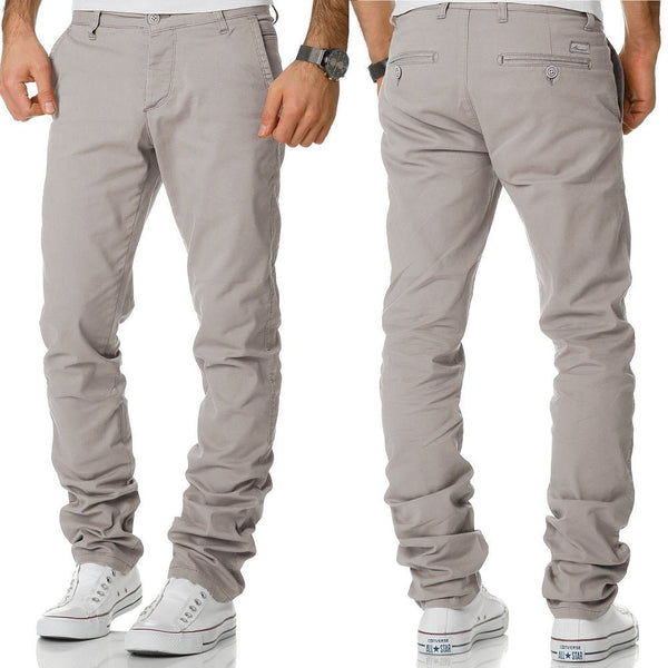 Klassiska ljusgrå chinos 399 kr - Herrbyxor
