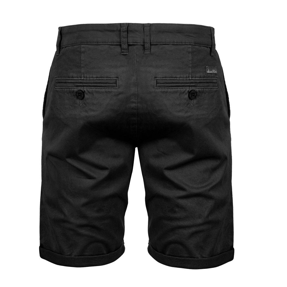 Svarta Chinoshorts herr - Stilrena finshorts bakifrån