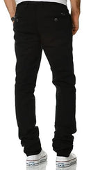 Chinos svarta Regular slim stretch