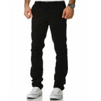 Svarta klassiska chinos 399 kr - Herrbyxor framifrån