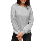 Sweatshirt ljusgrå dam