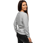 Dam Sweatshirt Ljusgrå Damtröja - utförsäljning