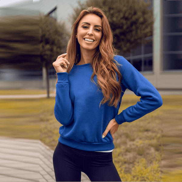 mörkblå damtröja 199 kr sweatshirt