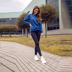 Dam Sweatshirt Mörkblå Damtröja