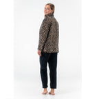 Leopard myskläder dam i fleece Gaubert bakifrån