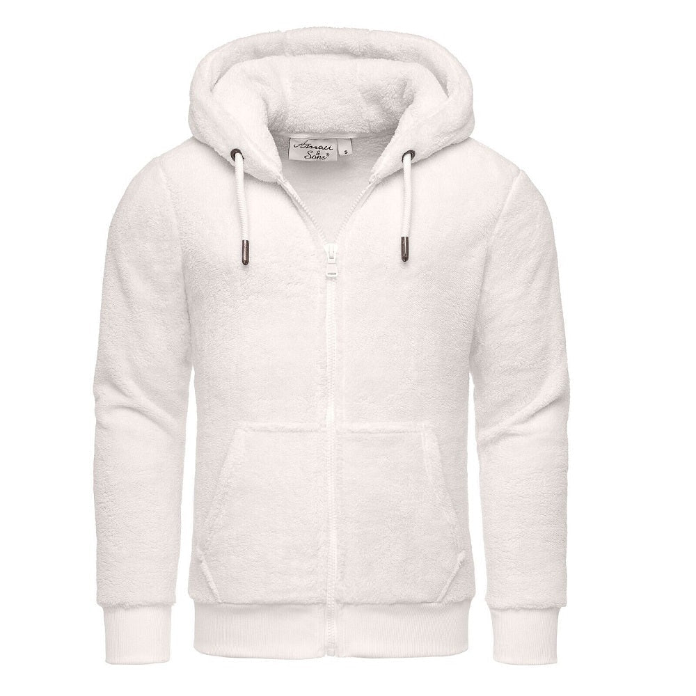 Fleece Zip Hoodie Herr – Mjuk huvtröja med dragkedja | Amaci & Sons - JHN Sport