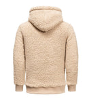 Huvtröjor Fleece - Herrtröjor - Fleecetröjor i flera färgval beige bakifrån