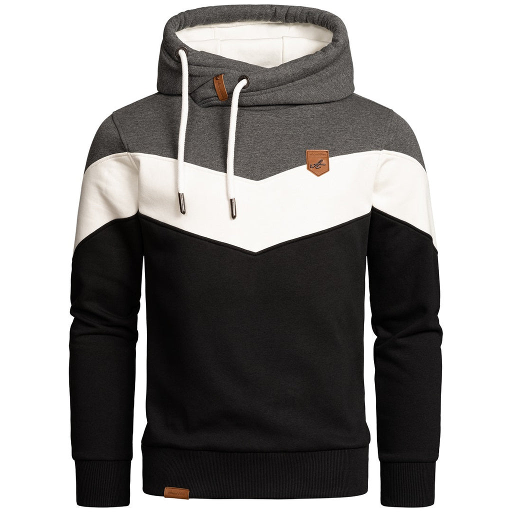 Hoodie Herr - Flerfärgad sportig huvtröja Herrtröja