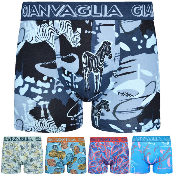 Billiga kalsonger i 5 pack med härliga mönster - Boxershorts herr