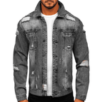 Jeansjacka denim grå