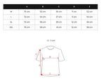 storlekstabell slim fit t-shirt