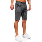 Grafitgråa cargoshorts - Kortbyxor herr