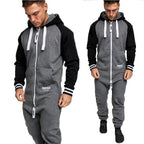 Gråsvart onesies overall - jumpsuit