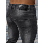 Grafitgrå Slim-Fit jeans Herr