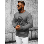 Grafitgrå tröja BlackGold - Sweatshirt sidan