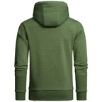 Hoodie Herr - Stilren grön huvtröja