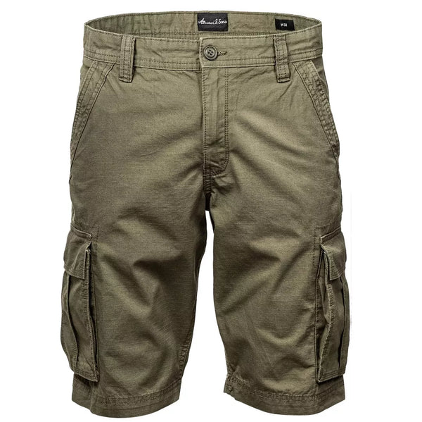 olivgröna cargoshorts