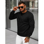 Helsvart herrtröja vintage - Sweatshirt sidan
