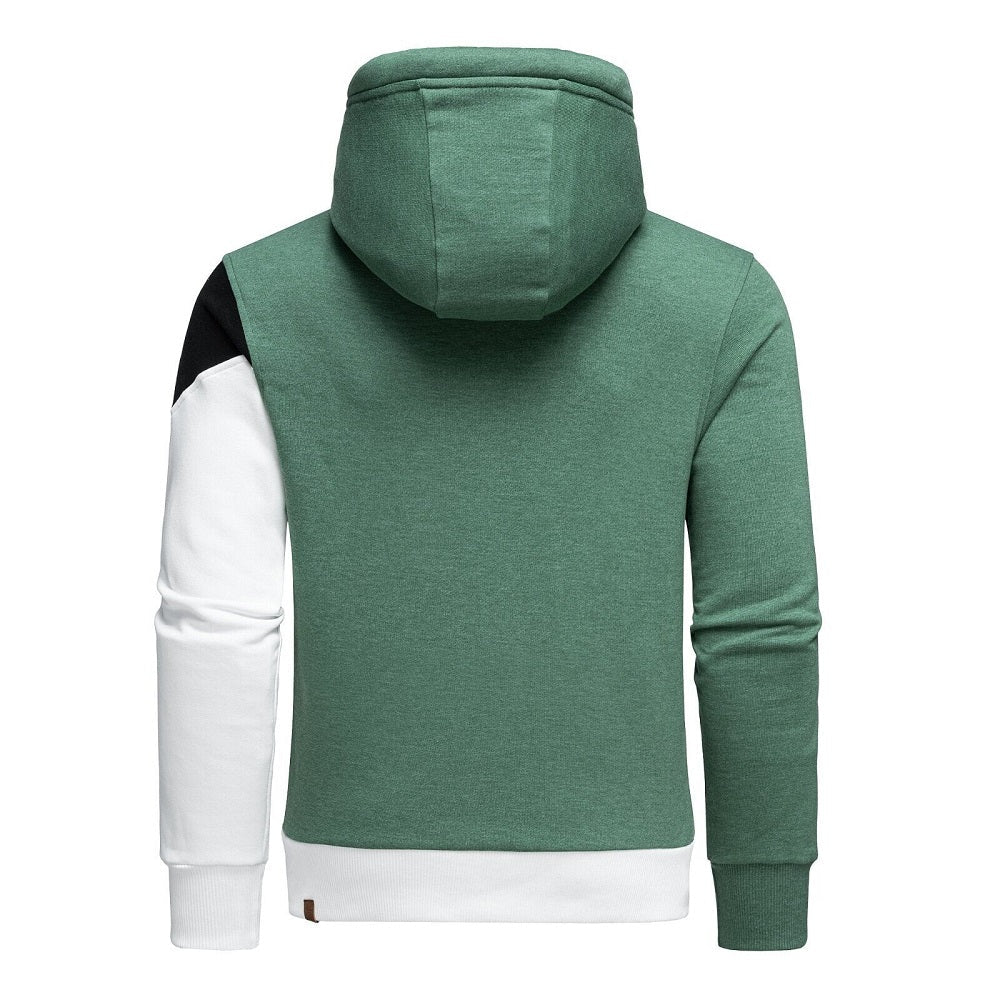 Snygg och superskön hoodie med hög hals bakifrån