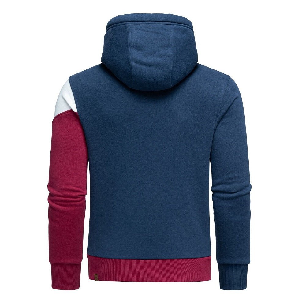 Huvtröja Herr - flerfärgad superskön hoodie - bakifrån