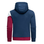 Huvtröja Herr - flerfärgad superskön hoodie - bakifrån